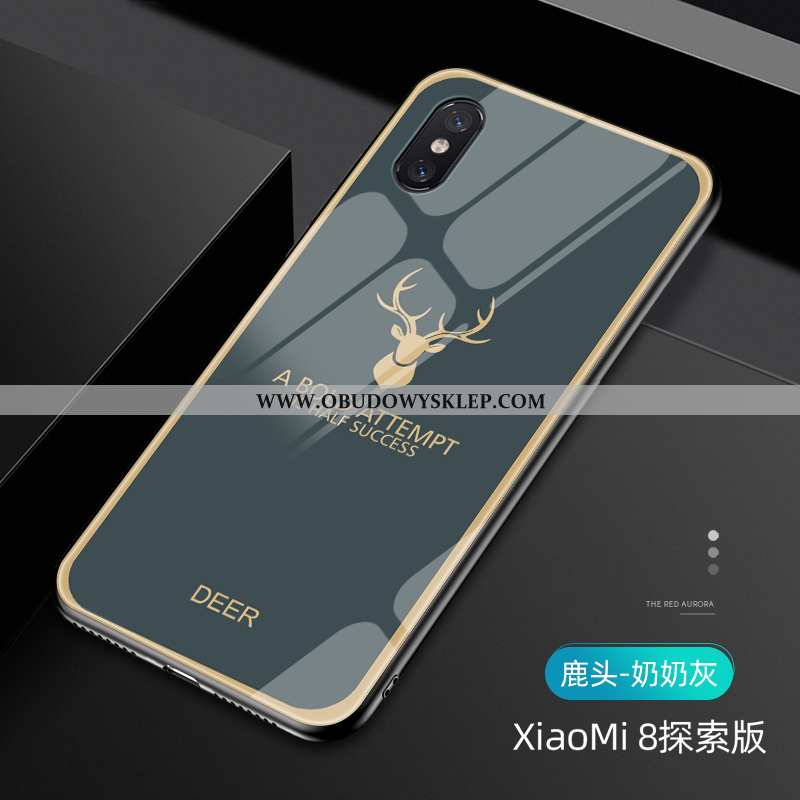 Obudowa Xiaomi Mi 8 Pro Wzór Luksusowy Futerał, Etui Xiaomi Mi 8 Pro Ochraniacz Zielone