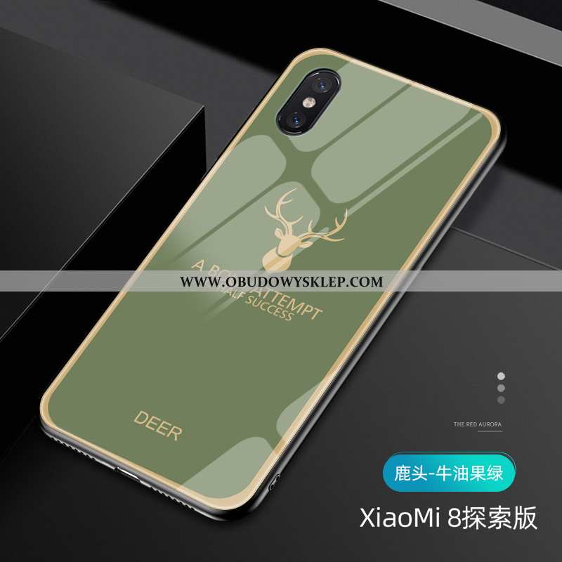 Obudowa Xiaomi Mi 8 Pro Wzór Luksusowy Futerał, Etui Xiaomi Mi 8 Pro Ochraniacz Zielone