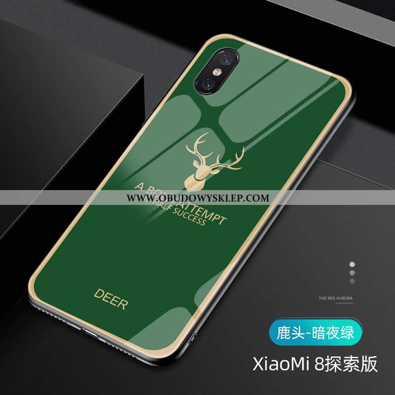 Obudowa Xiaomi Mi 8 Pro Wzór Luksusowy Futerał, Etui Xiaomi Mi 8 Pro Ochraniacz Zielone