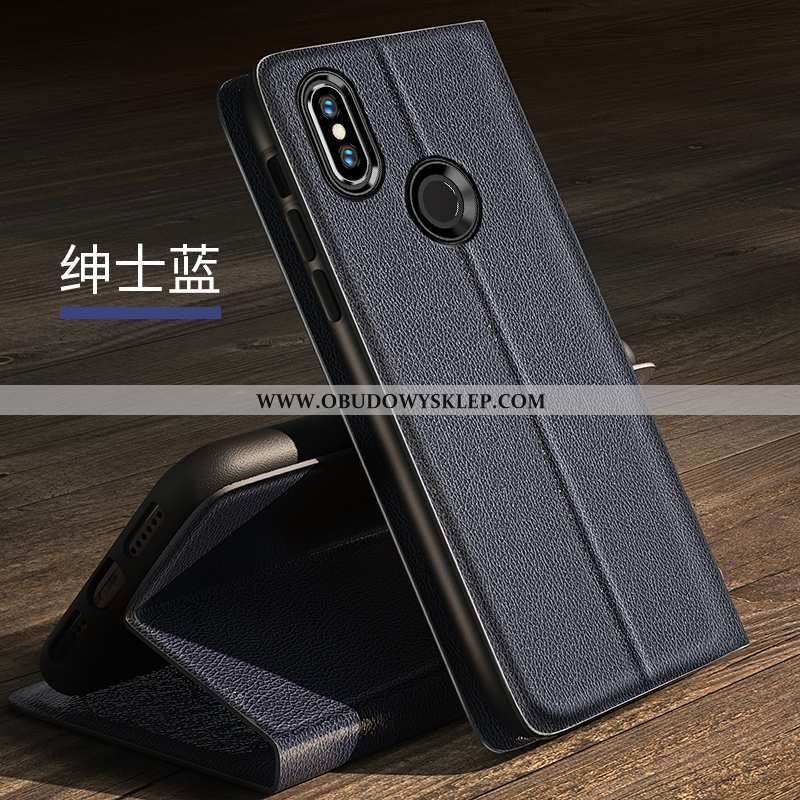 Obudowa Xiaomi Mi 8 Trendy Ochraniacz Skórzane Etui, Etui Xiaomi Mi 8 Miękki Czarny Czarna