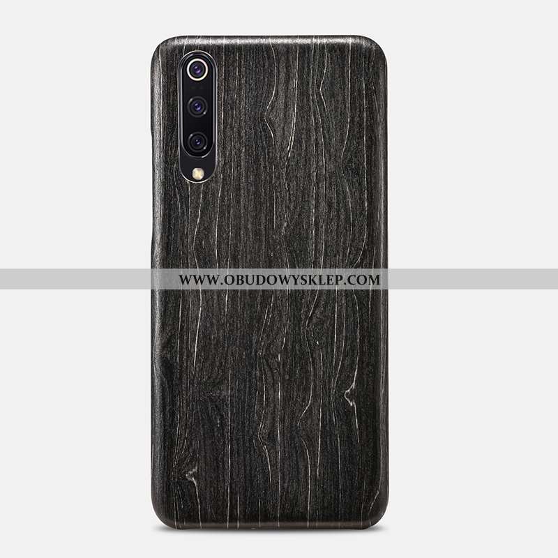 Obudowa Xiaomi Mi 9 Lite Drewniany Wiszące Ozdoby Nubuku, Etui Xiaomi Mi 9 Lite Ochraniacz Brązowe