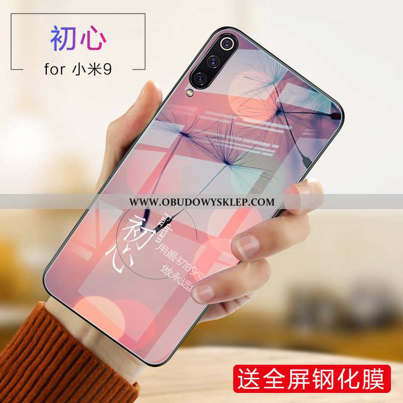 Obudowa Xiaomi Mi 9 Ochraniacz Purpurowy Etui, Etui Xiaomi Mi 9 Szkło Mały Fioletowy