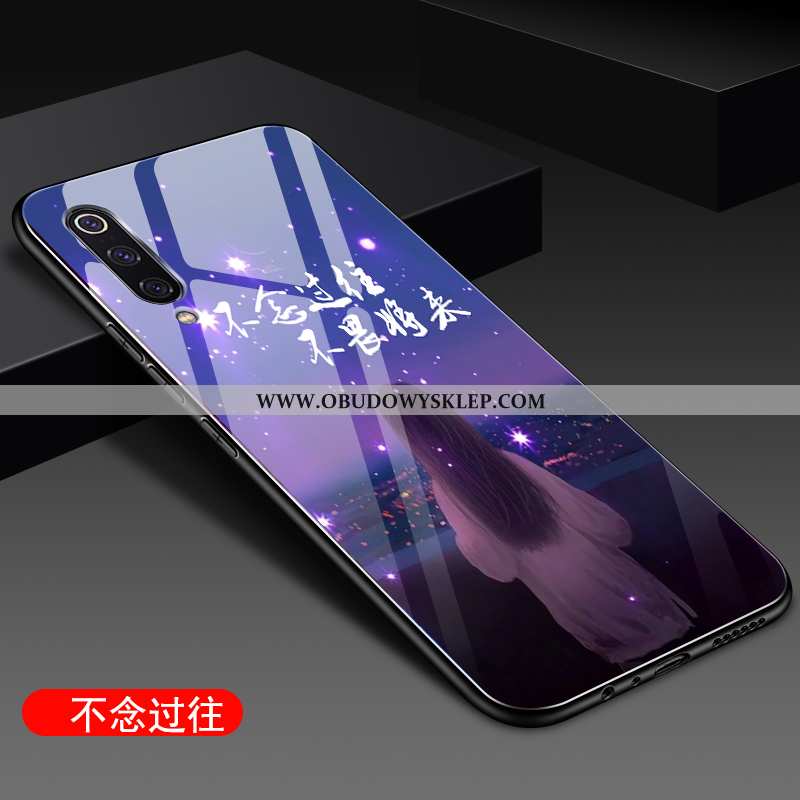 Obudowa Xiaomi Mi 9 Se Ochraniacz Etui Mały, Xiaomi Mi 9 Se Szkło Nubuku Fioletowy