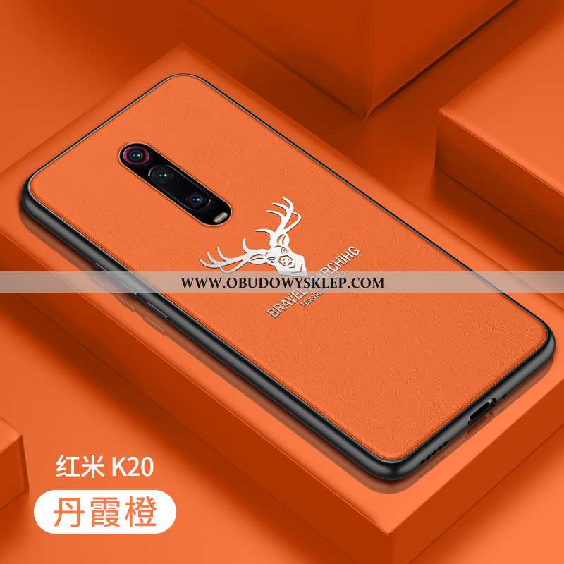 Obudowa Xiaomi Mi 9t Ochraniacz Mały Czerwony, Etui Xiaomi Mi 9t Skórzane Wysoki Koniec Czerwona