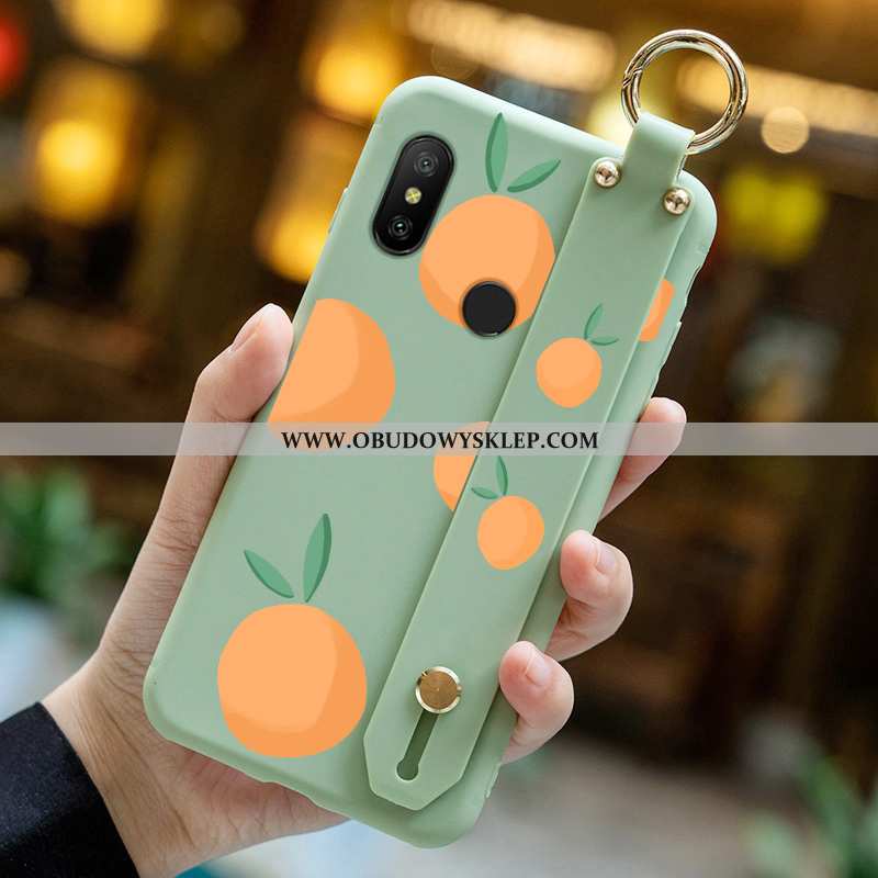 Obudowa Xiaomi Mi A2 Lite Kreskówka Futerał Moda, Etui Xiaomi Mi A2 Lite Piękny Kwiaty Niebieska