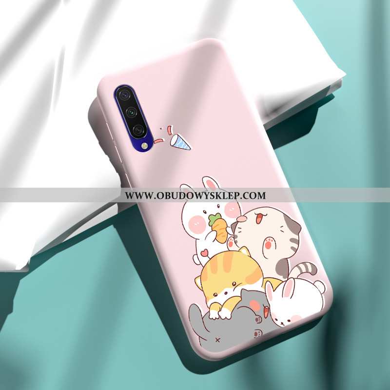 Obudowa Xiaomi Mi A3 Cienkie Różowe Anti-fall, Etui Xiaomi Mi A3 Miękki Ochraniacz Rozowa