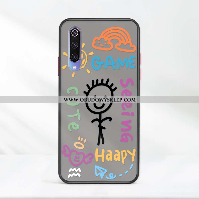 Obudowa Xiaomi Mi A3 Moda Czarny Piękny, Etui Xiaomi Mi A3 Nubuku Proste Czarna