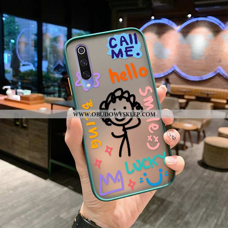 Obudowa Xiaomi Mi A3 Moda Czarny Piękny, Etui Xiaomi Mi A3 Nubuku Proste Czarna