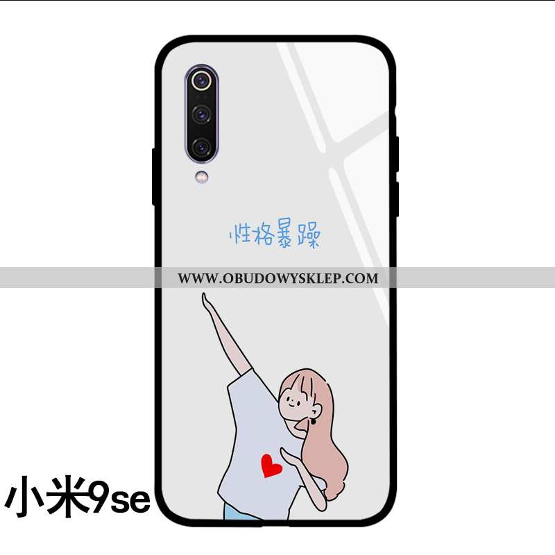 Obudowa Xiaomi Mi A3 Trendy Etui Szkło, Xiaomi Mi A3 Miękki Osobowość Niebieska