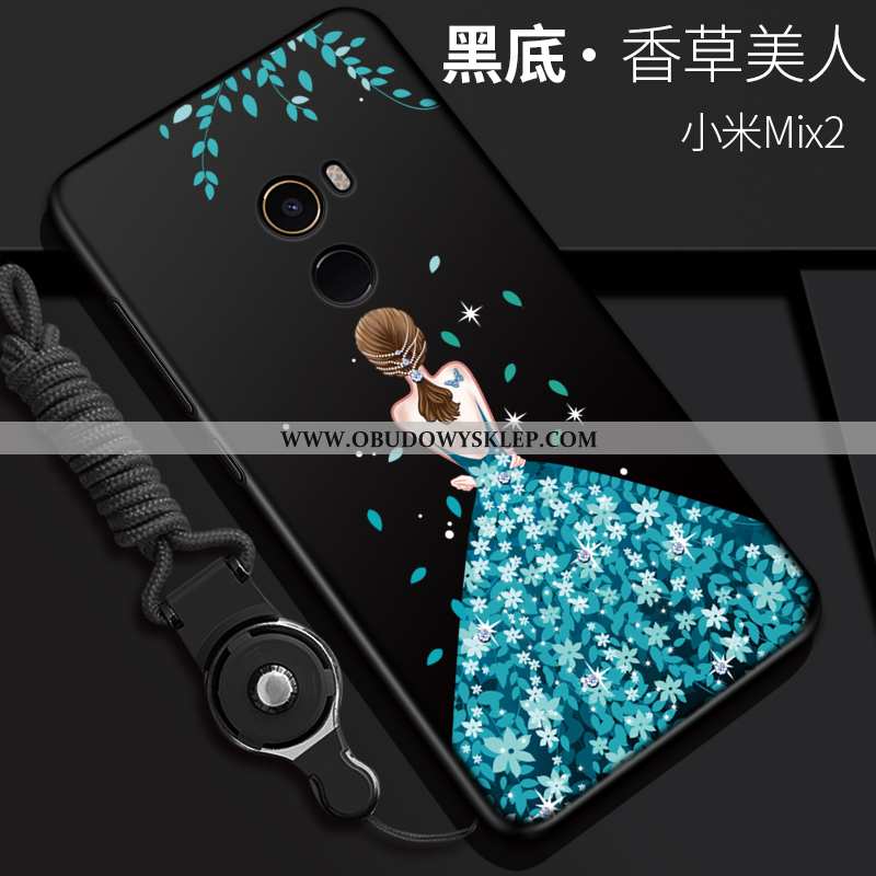 Obudowa Xiaomi Mi Mix 2 Nubuku Ochraniacz Silikonowe, Etui Xiaomi Mi Mix 2 Trendy Cienkie Czerwona