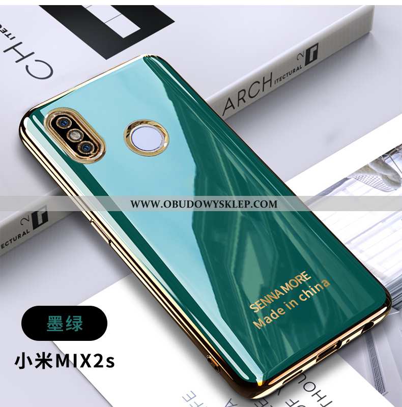 Obudowa Xiaomi Mi Mix 2s Miękki Trendy Anti-fall, Etui Xiaomi Mi Mix 2s Osobowość Proste Zielone