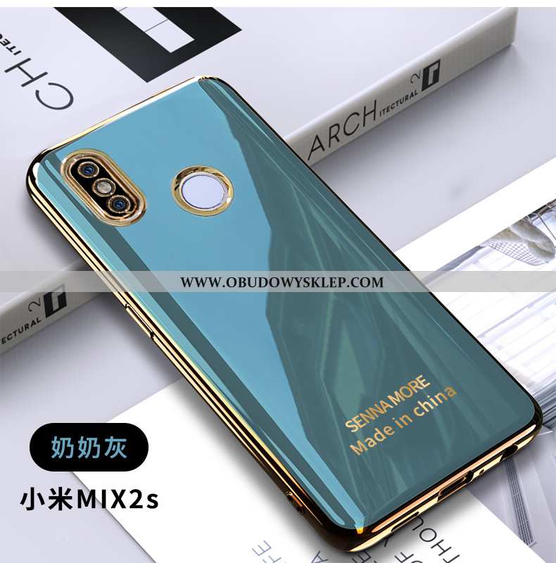 Obudowa Xiaomi Mi Mix 2s Miękki Trendy Anti-fall, Etui Xiaomi Mi Mix 2s Osobowość Proste Zielone