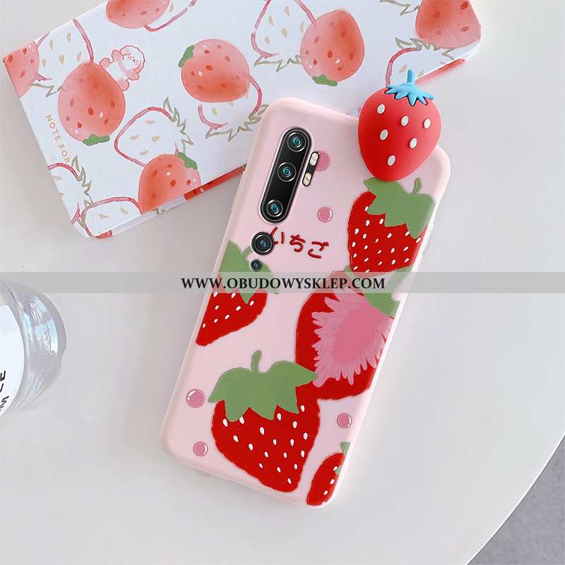 Obudowa Xiaomi Mi Note 10 Trendy Wiatr Futerał, Etui Xiaomi Mi Note 10 Silikonowe Anti-fall Rozowa