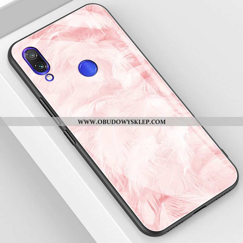 Obudowa Xiaomi Redmi 7 Szkło Mały Lustro, Etui Xiaomi Redmi 7 Trendy Trudno Niebieska