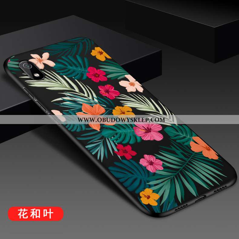 Obudowa Xiaomi Redmi 7a Moda All Inclusive Lekkie, Etui Xiaomi Redmi 7a Kreatywne Silikonowe Czarna