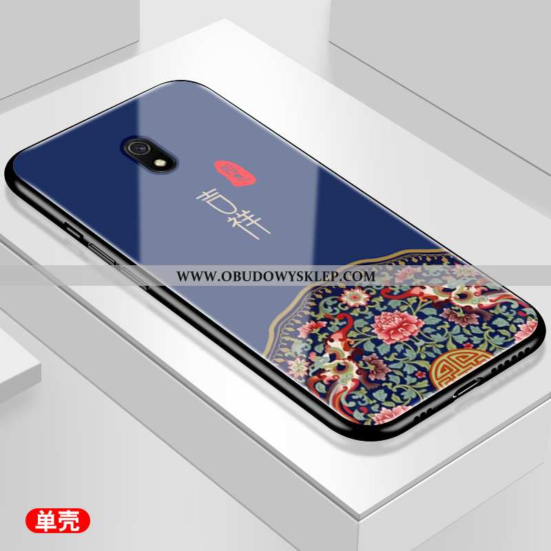 Obudowa Xiaomi Redmi 8a Filmy Miękki Wiatr, Etui Xiaomi Redmi 8a Szkło Proste Czarna