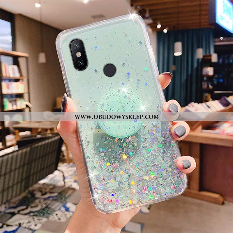 Obudowa Xiaomi Redmi Note 6 Pro Kreatywne Przezroczysty Czerwony Netto, Etui Xiaomi Redmi Note 6 Pro