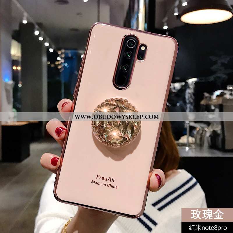 Obudowa Xiaomi Redmi Note 8 Pro Rhinestone Nowy Trendy, Etui Xiaomi Redmi Note 8 Pro Moda Zielony Zi