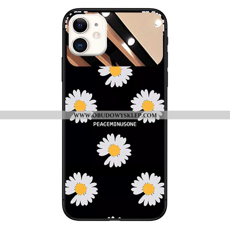 Obudowa iPhone 11 Trendy Telefon Komórkowy Smok, Etui iPhone 11 Szkło Futerał Czarna