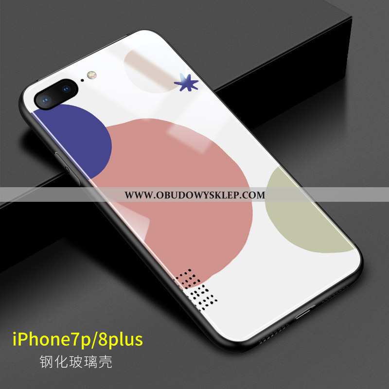 Obudowa iPhone 8 Plus Kreatywne Telefon Komórkowy Lustro, Etui iPhone 8 Plus Trendy Różowe Rozowa