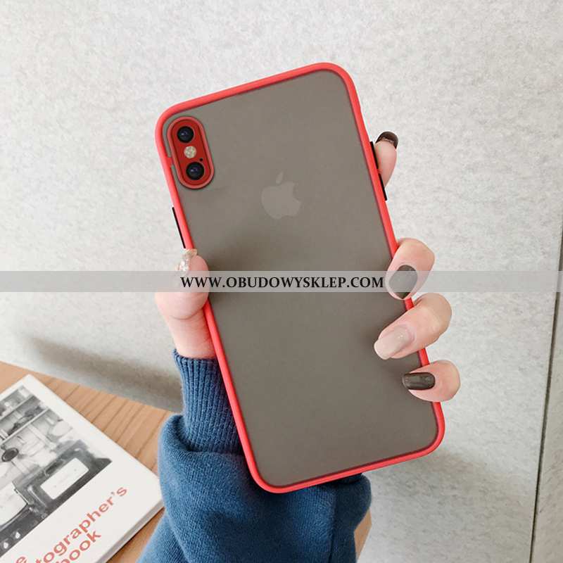 Obudowa iPhone Xs Max Osobowość Silikonowe All Inclusive, Etui iPhone Xs Max Kreatywne Czerwony Nett