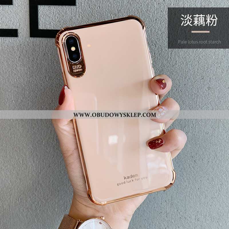 Obudowa iPhone Xs Trendy Kreatywne Wysoki Koniec, Etui iPhone Xs Silikonowe Futerał Biała