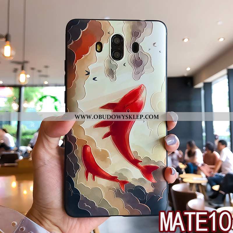 Pokrowce Huawei Mate 10 Miękki Ochraniacz Trendy, Obudowa Huawei Mate 10 Silikonowe Etui Niebieska