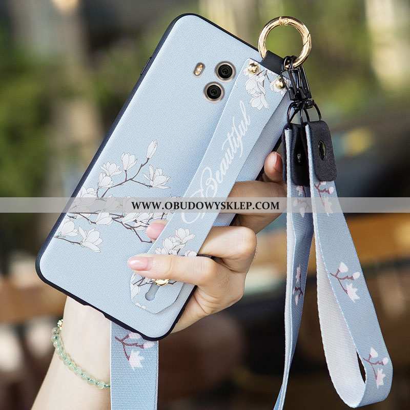 Pokrowce Huawei Mate 10 Trendy Miękki Czerwony Netto, Obudowa Huawei Mate 10 Super Anti-fall Niebies