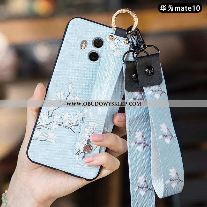 Pokrowce Huawei Mate 10 Trendy Miękki Czerwony Netto, Obudowa Huawei Mate 10 Super Anti-fall Niebies