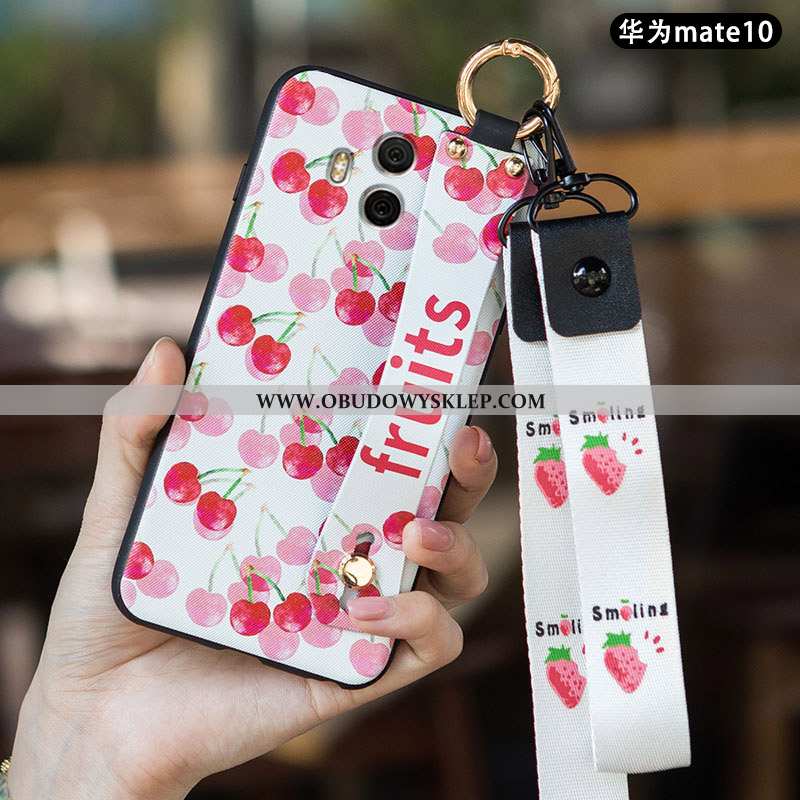 Pokrowce Huawei Mate 10 Trendy Miękki Czerwony Netto, Obudowa Huawei Mate 10 Super Anti-fall Niebies