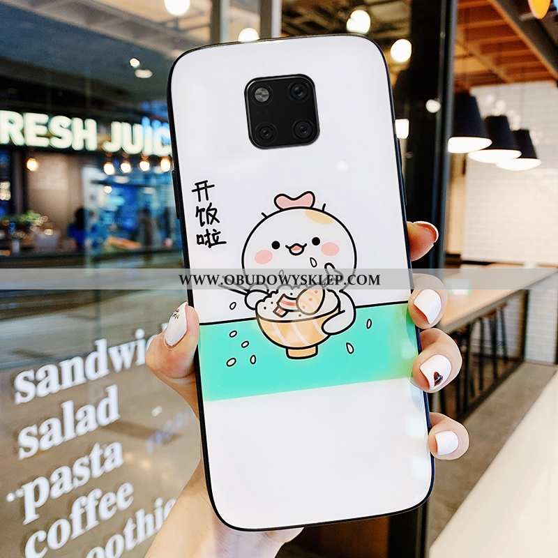 Pokrowce Huawei Mate 20 Pro Trendy Etui Wspornik, Obudowa Huawei Mate 20 Pro Ochraniacz Futerał Biał