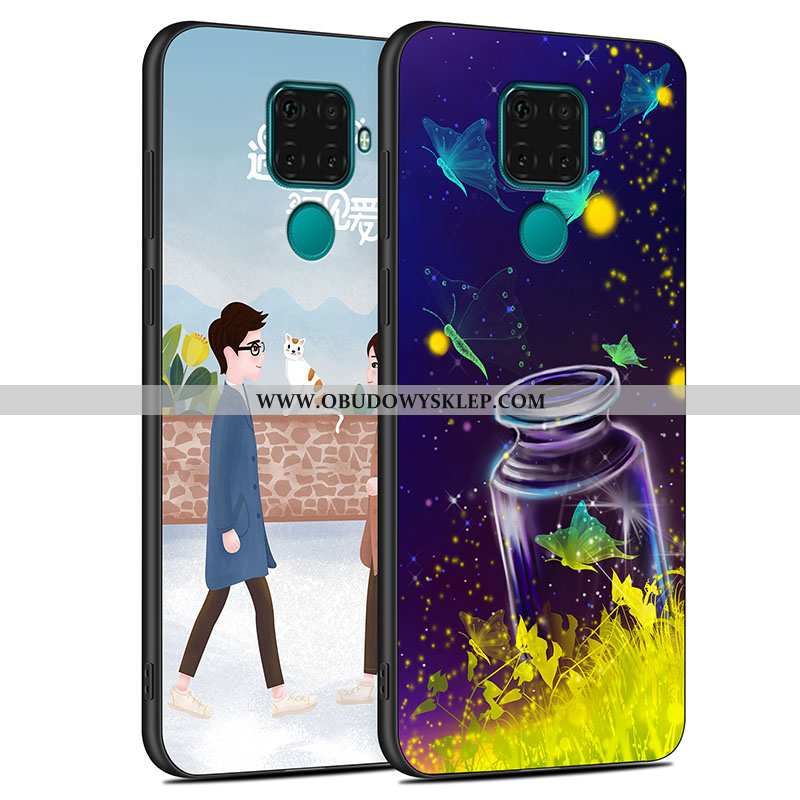 Pokrowce Huawei Mate 30 Lite Trendy Ring Anti-fall, Obudowa Huawei Mate 30 Lite Miękki Futerał Niebi