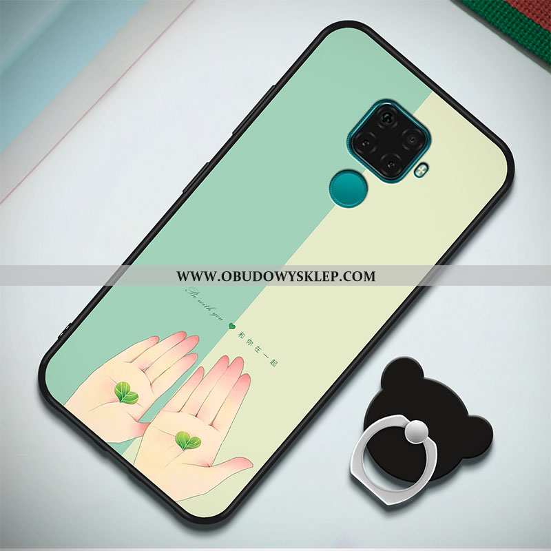 Pokrowce Huawei Mate 30 Lite Trendy Ring Anti-fall, Obudowa Huawei Mate 30 Lite Miękki Futerał Niebi