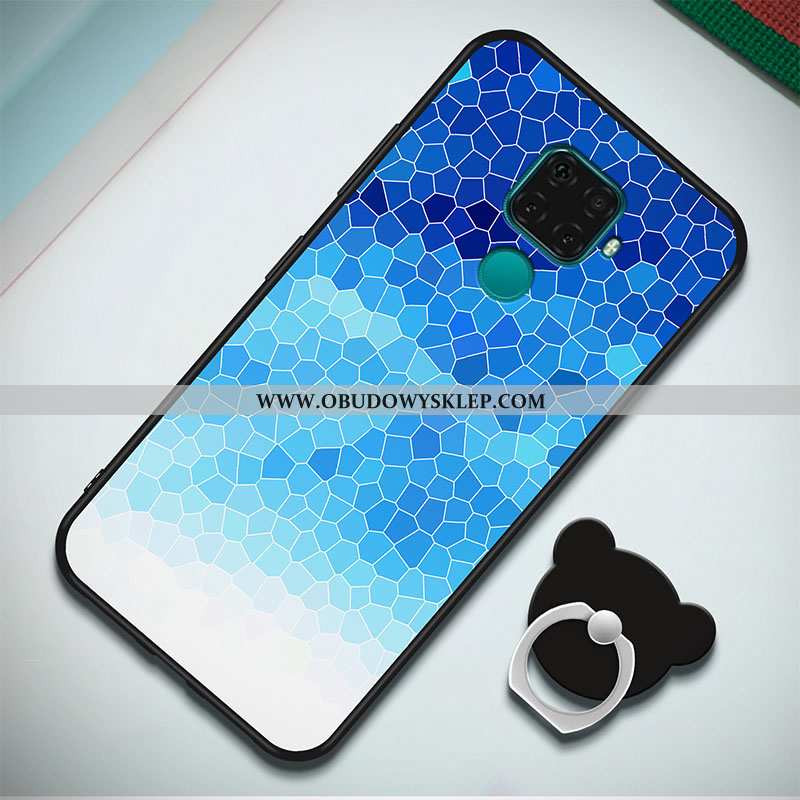 Pokrowce Huawei Mate 30 Lite Trendy Ring Anti-fall, Obudowa Huawei Mate 30 Lite Miękki Futerał Niebi