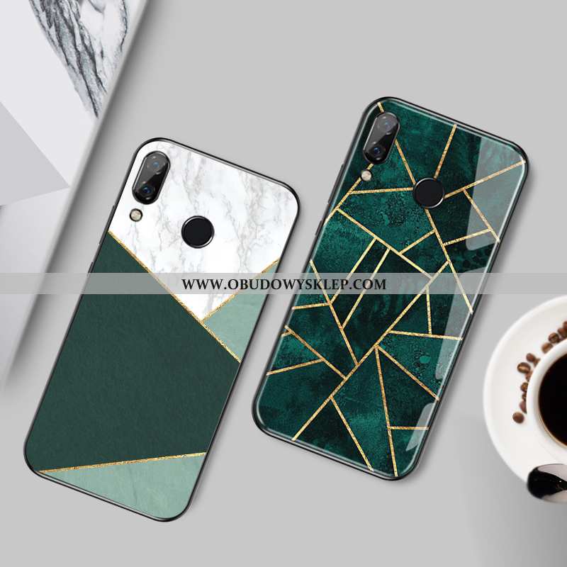 Pokrowce Huawei P Smart+ Osobowość Futerał Eleganckie, Obudowa Huawei P Smart+ Ochraniacz Etui Zielo