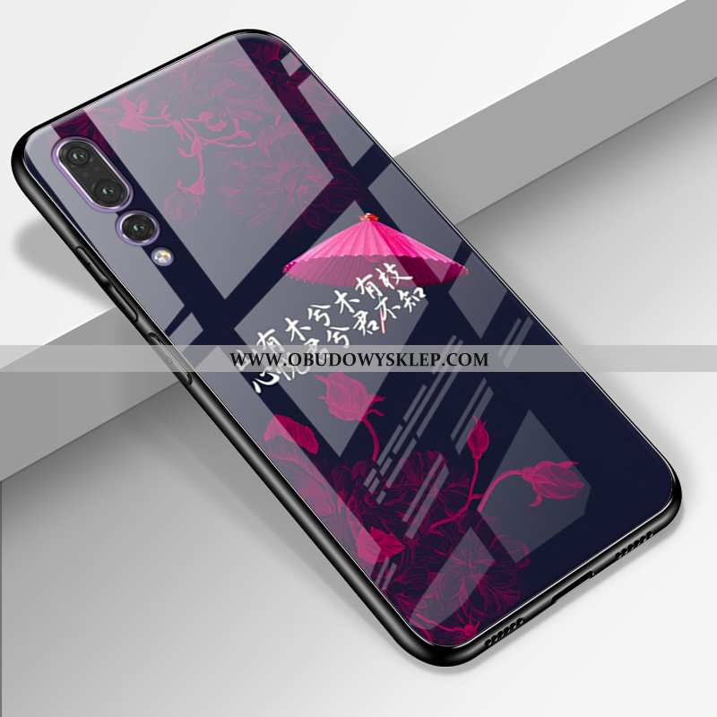 Pokrowce Huawei P20 Pro Szkło Futerał Zakochani, Obudowa Huawei P20 Pro Nubuku Trendy Rozowa