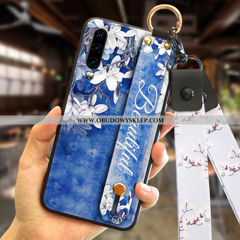 Pokrowce Huawei P30 Miękki Futerał Trendy, Obudowa Huawei P30 Ochraniacz Telefon Komórkowy Granatowy