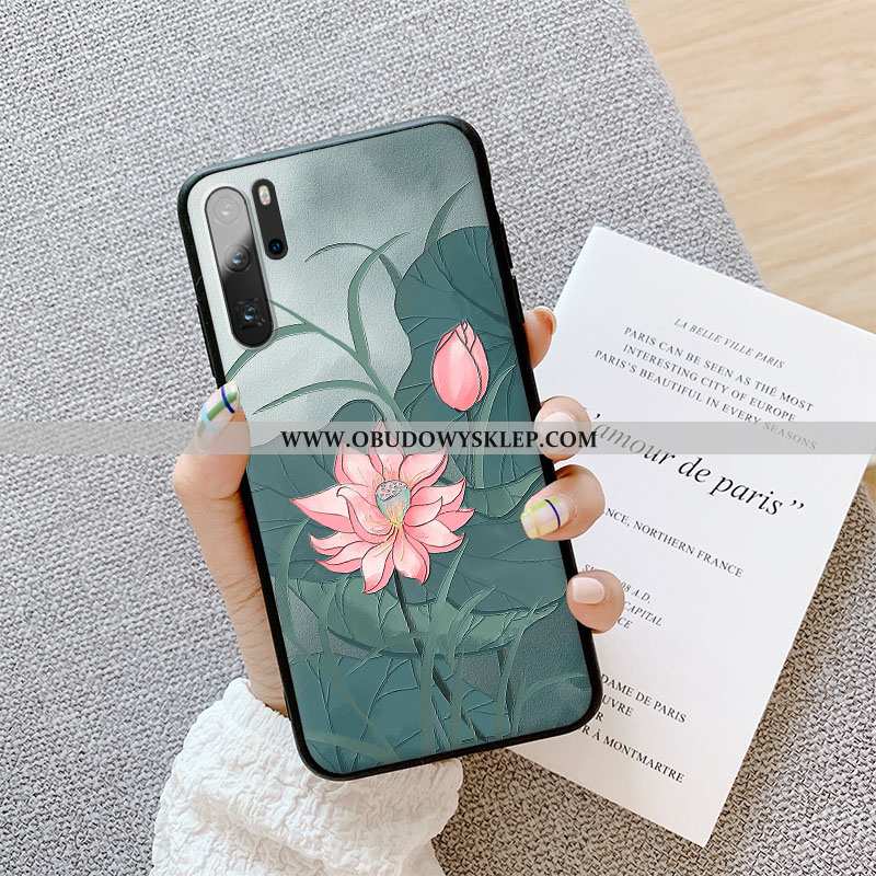 Pokrowce Huawei P30 Pro Ochraniacz Kreatywne Trendy, Obudowa Huawei P30 Pro Nubuku Nowy Zielone