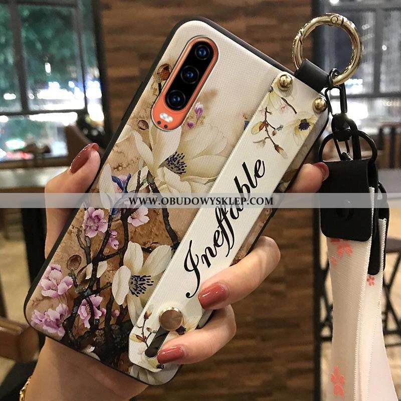 Pokrowce Huawei P30 Wiszące Ozdoby Etui Ochraniacz, Obudowa Huawei P30 Kreatywne Trendy Biała