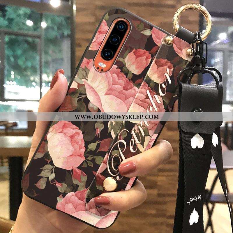 Pokrowce Huawei P30 Wiszące Ozdoby Etui Ochraniacz, Obudowa Huawei P30 Kreatywne Trendy Biała