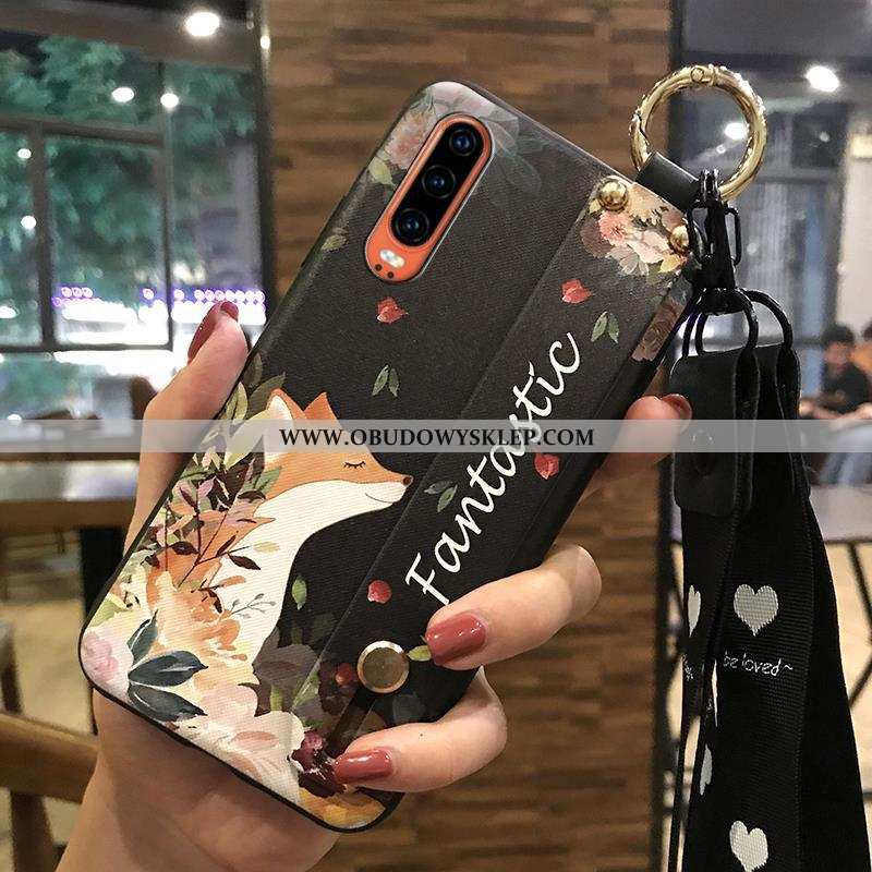 Pokrowce Huawei P30 Wiszące Ozdoby Etui Ochraniacz, Obudowa Huawei P30 Kreatywne Trendy Biała