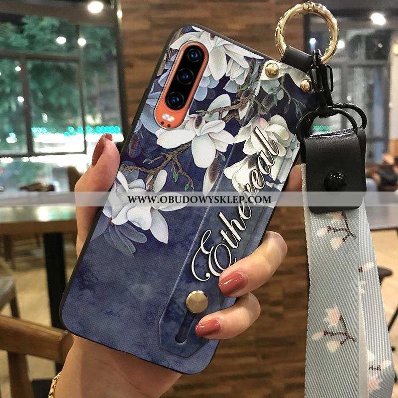 Pokrowce Huawei P30 Wiszące Ozdoby Etui Ochraniacz, Obudowa Huawei P30 Kreatywne Trendy Biała