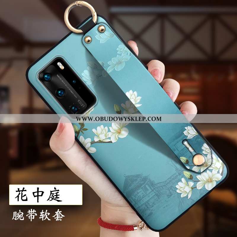 Pokrowce Huawei P40 Pro Kreatywne Cienkie Etui, Obudowa Huawei P40 Pro Relief Wino Czerwone Bordowa