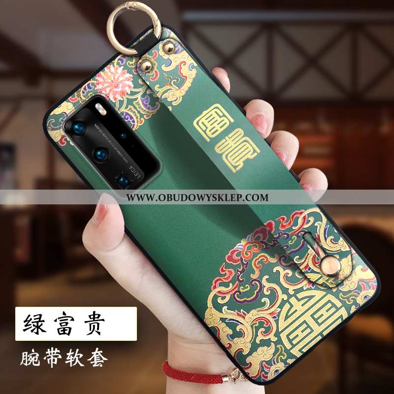 Pokrowce Huawei P40 Pro Kreatywne Cienkie Etui, Obudowa Huawei P40 Pro Relief Wino Czerwone Bordowa