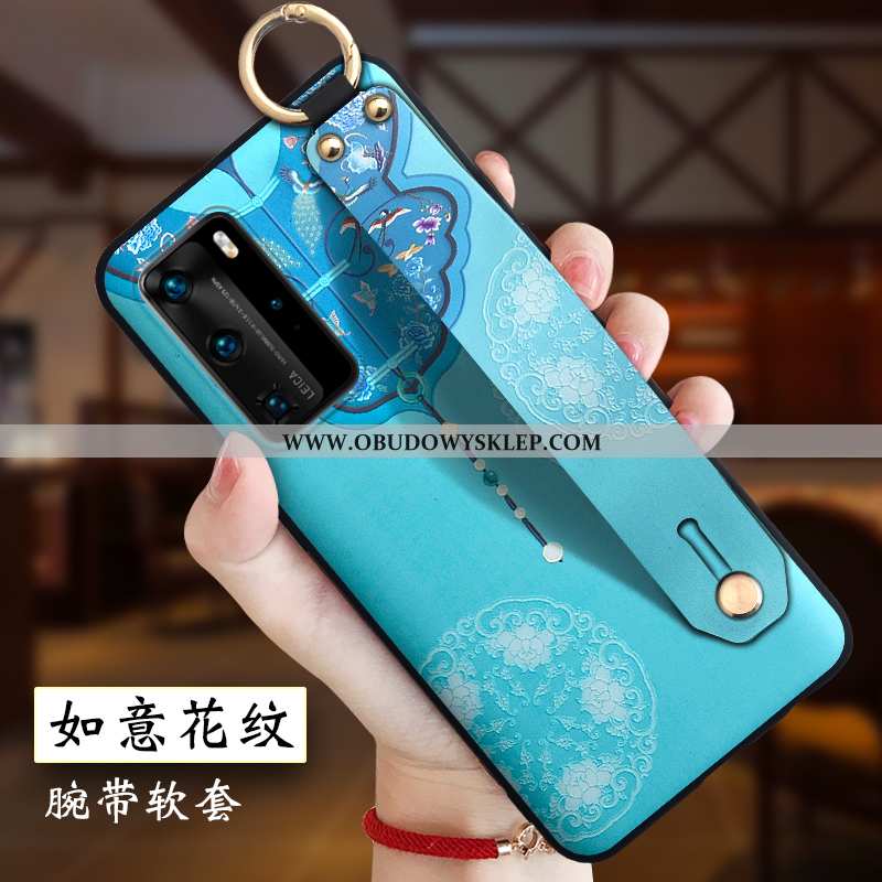 Pokrowce Huawei P40 Pro Kreatywne Cienkie Etui, Obudowa Huawei P40 Pro Relief Wino Czerwone Bordowa