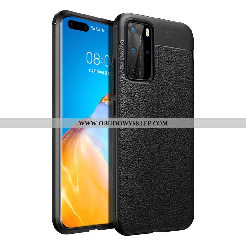 Pokrowce Huawei P40 Pro Silikonowe Futerał Anti-fall, Obudowa Huawei P40 Pro Ochraniacz Trendy Czarn