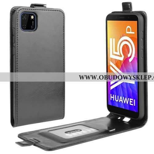 Pokrowce Huawei Y5p Ochraniacz Telefon Komórkowy Pokrowce, Obudowa Huawei Y5p Skóra Futerał Czarna