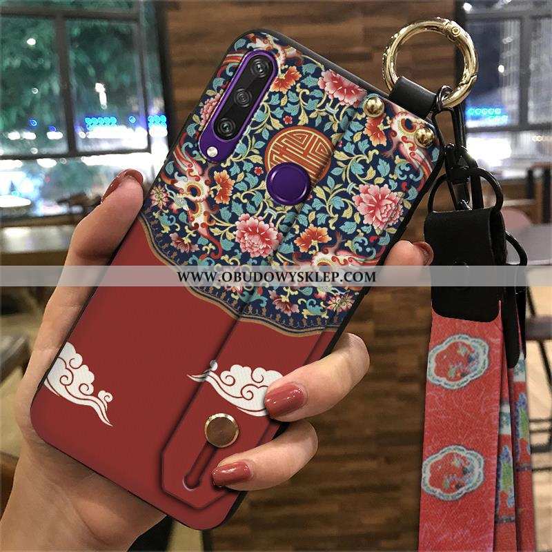 Pokrowce Huawei Y6p Vintage Etui Futerał, Obudowa Huawei Y6p Trendy Telefon Komórkowy Niebieska