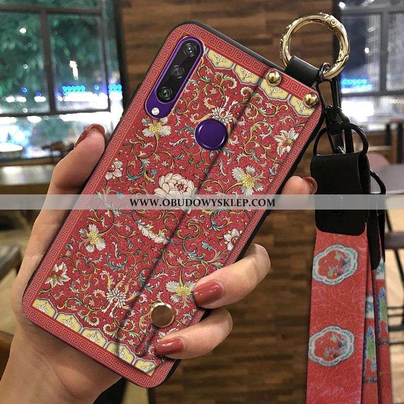 Pokrowce Huawei Y6p Vintage Etui Futerał, Obudowa Huawei Y6p Trendy Telefon Komórkowy Niebieska