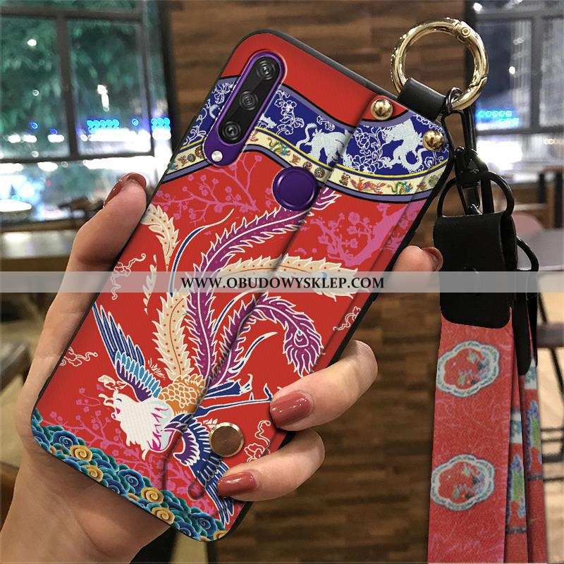 Pokrowce Huawei Y6p Vintage Etui Futerał, Obudowa Huawei Y6p Trendy Telefon Komórkowy Niebieska